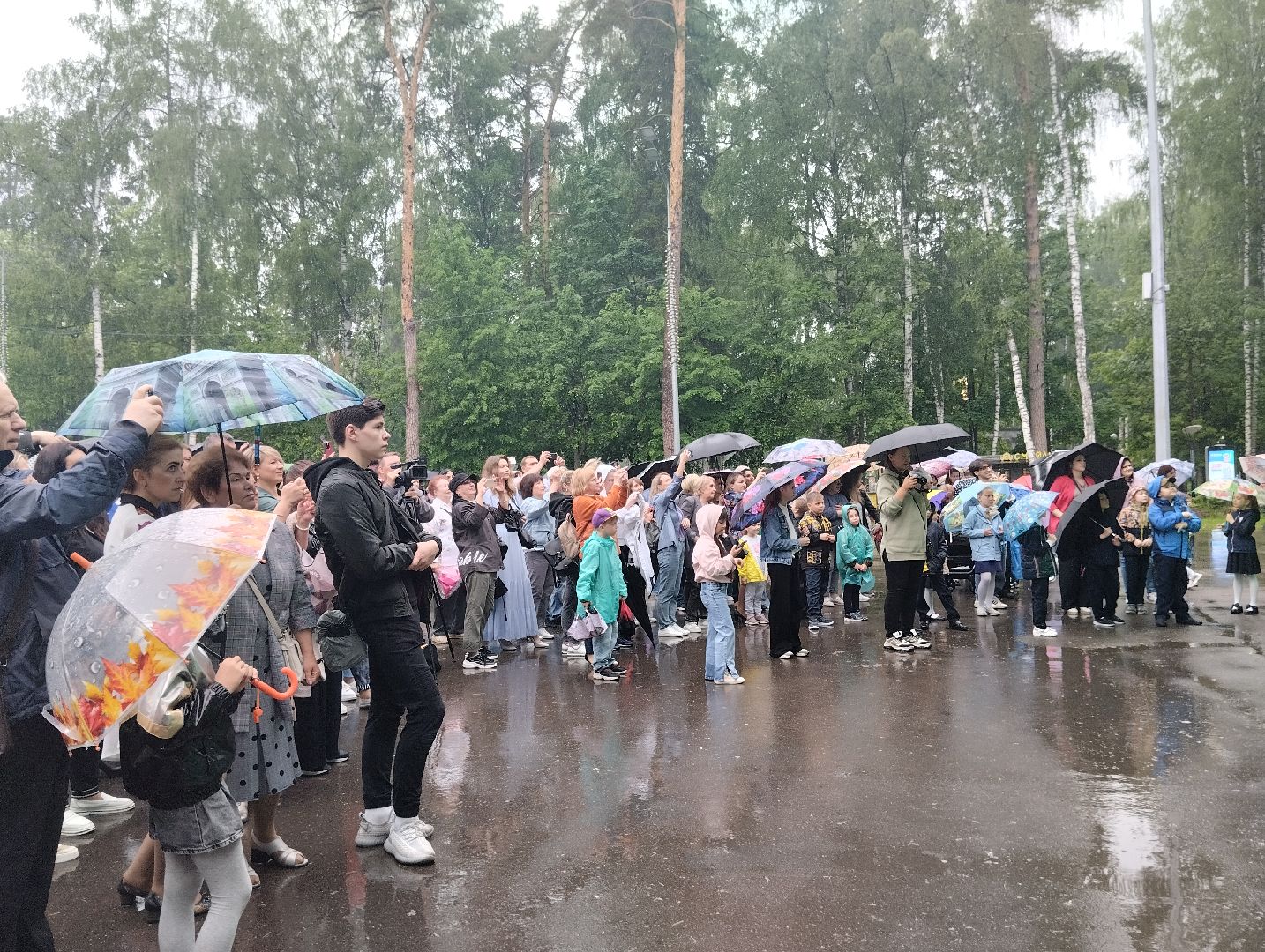 Последний звонок, школа, Центральный парк, Ногинск, Богородский городской округ