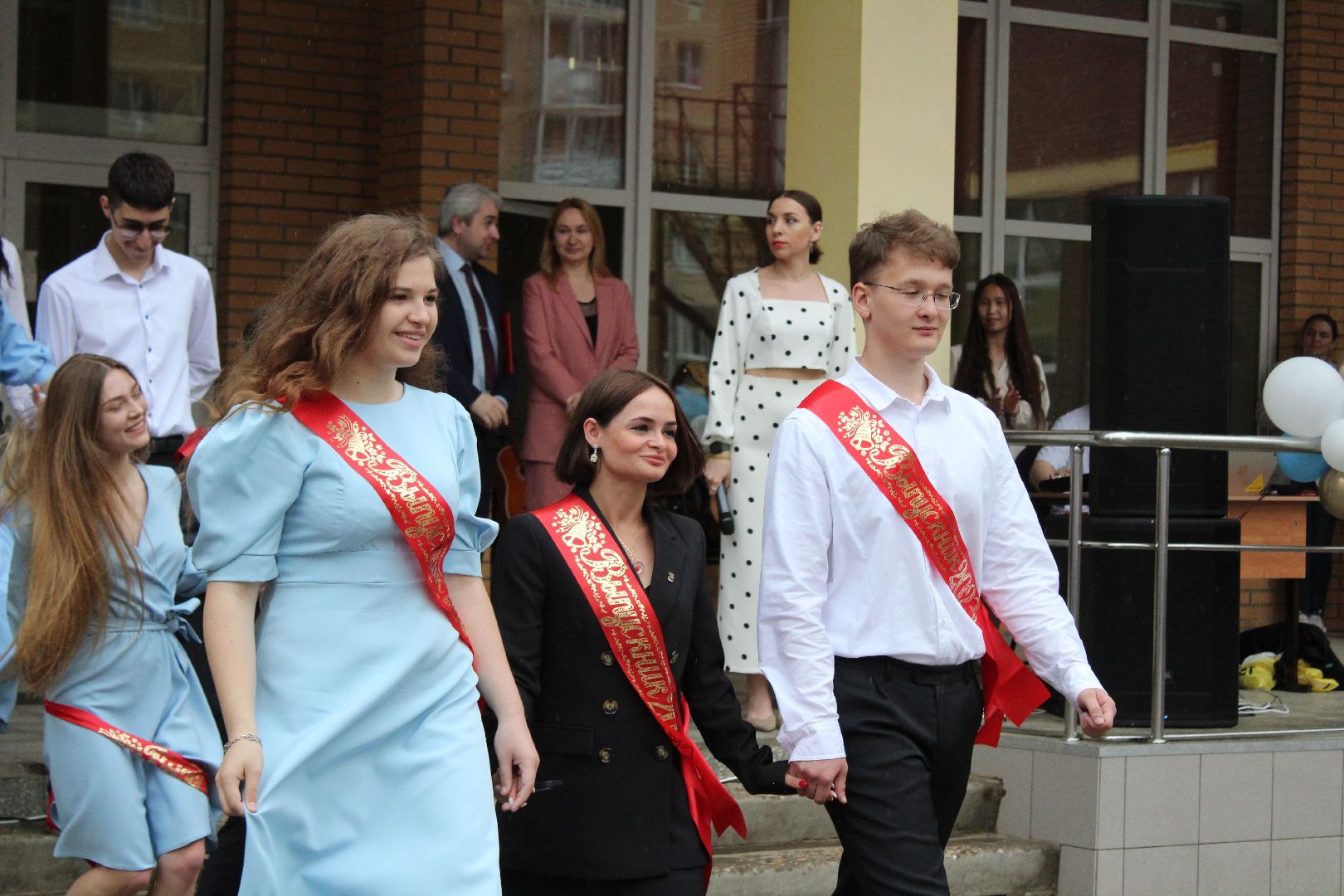 последний звонок, выпускники, школа, Лосино-Петровский