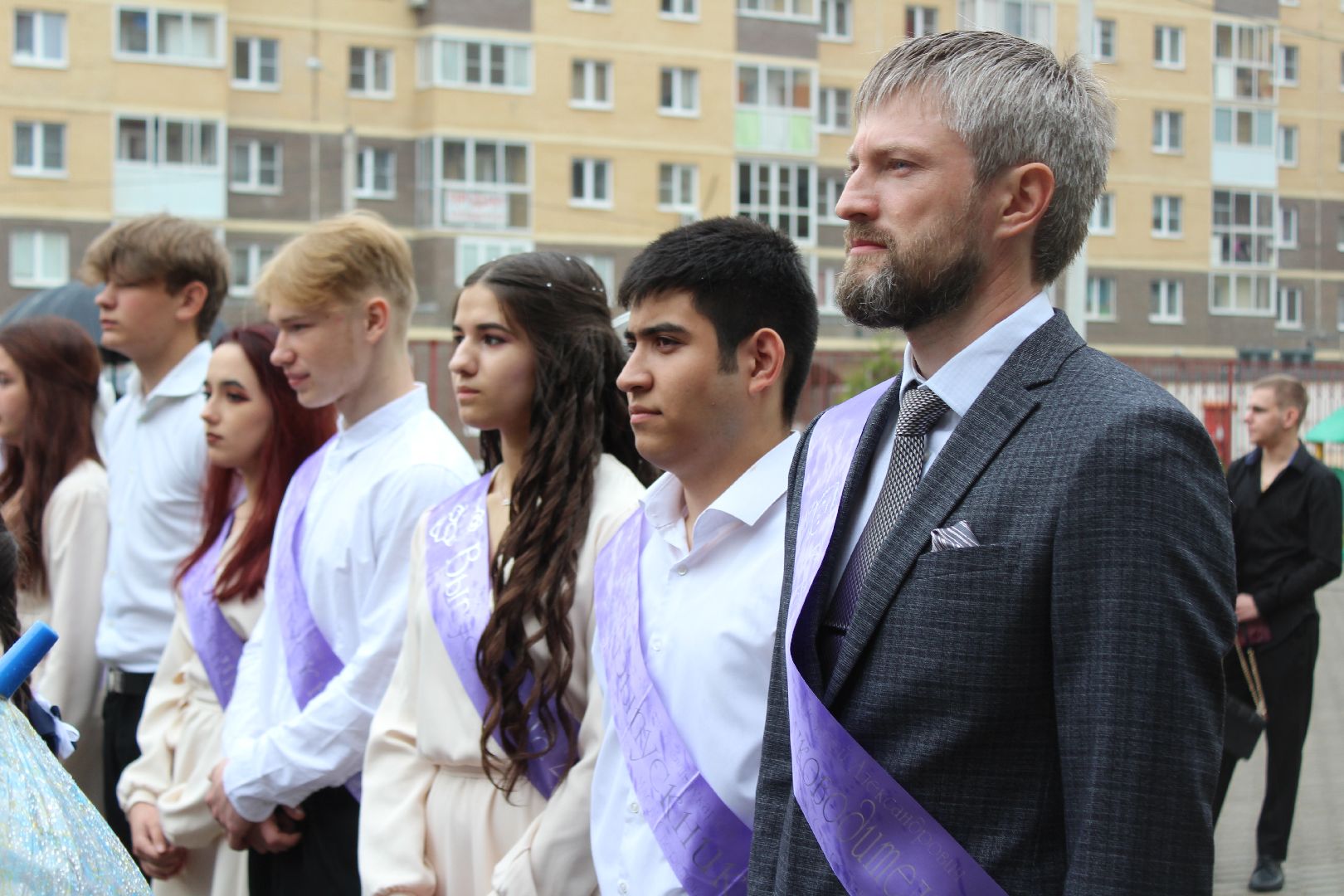 последний звонок, выпускники, школа, Лосино-Петровский