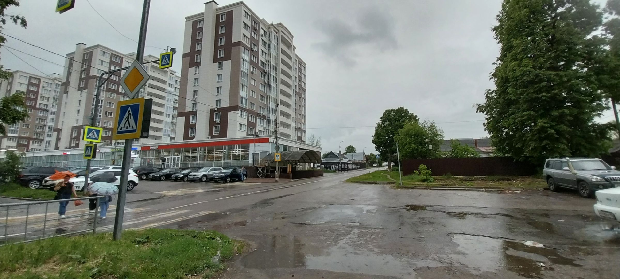 коломна, ливневый дождь, погода