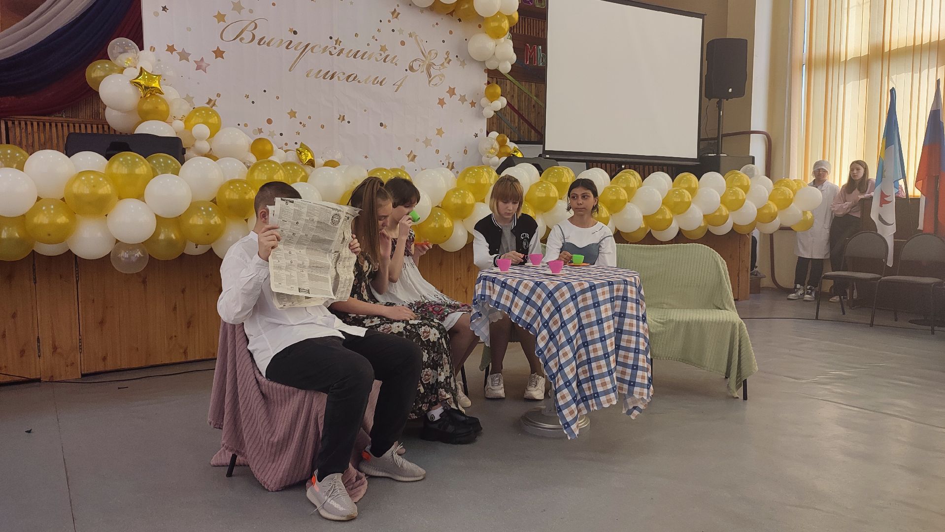 Кашира, школа, театр, спектакль, мультфильм