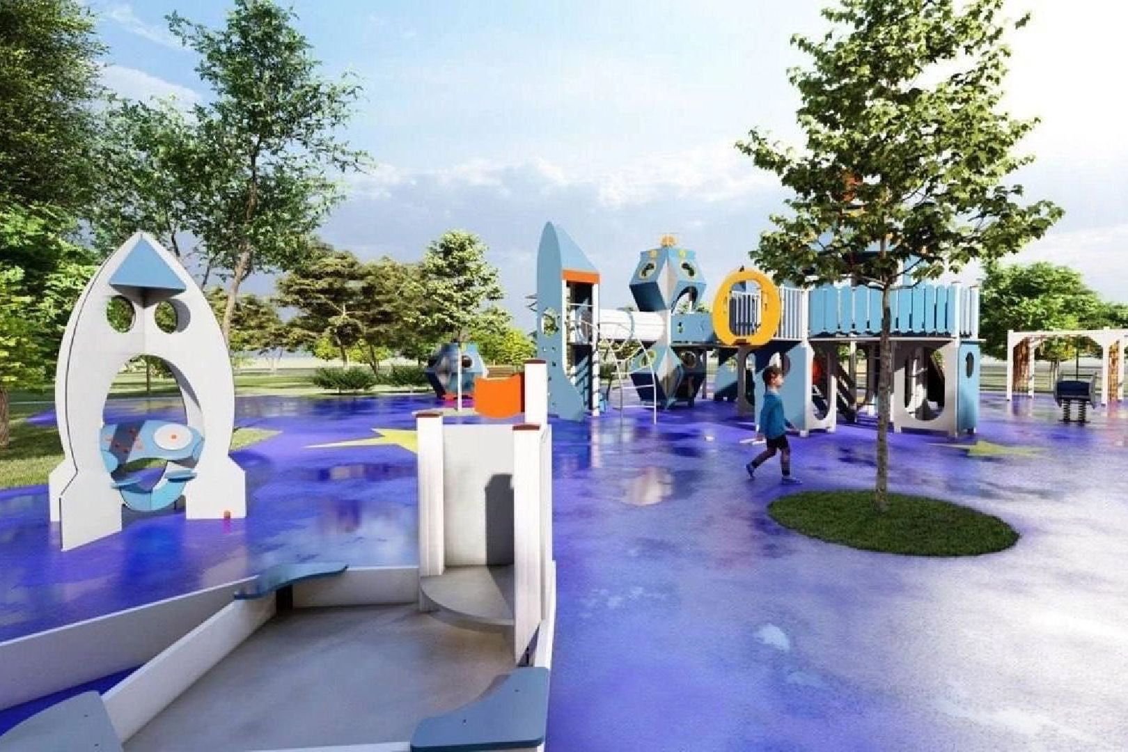 НИИОХ, благоустройство, сквер Стрекалова, Мытищи