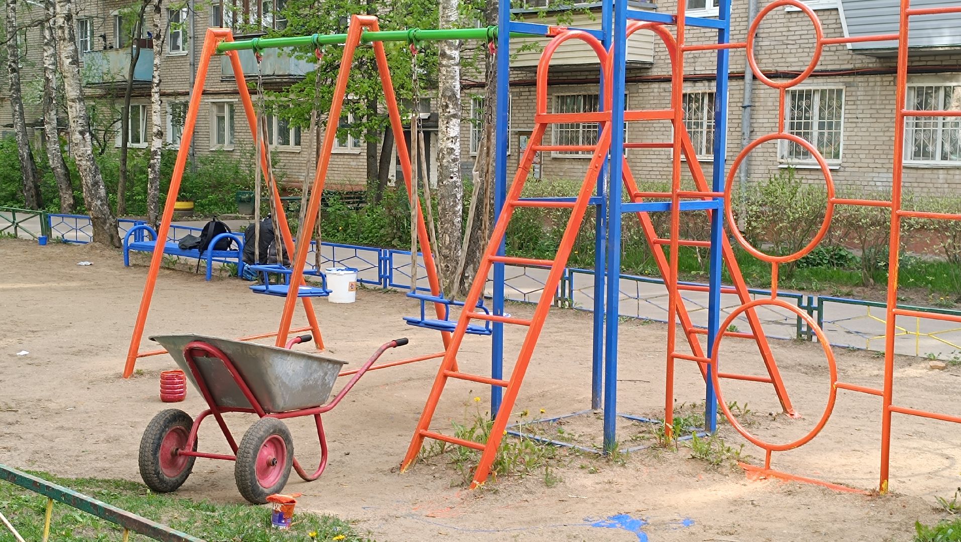 Лобня, благоустройство, площадка