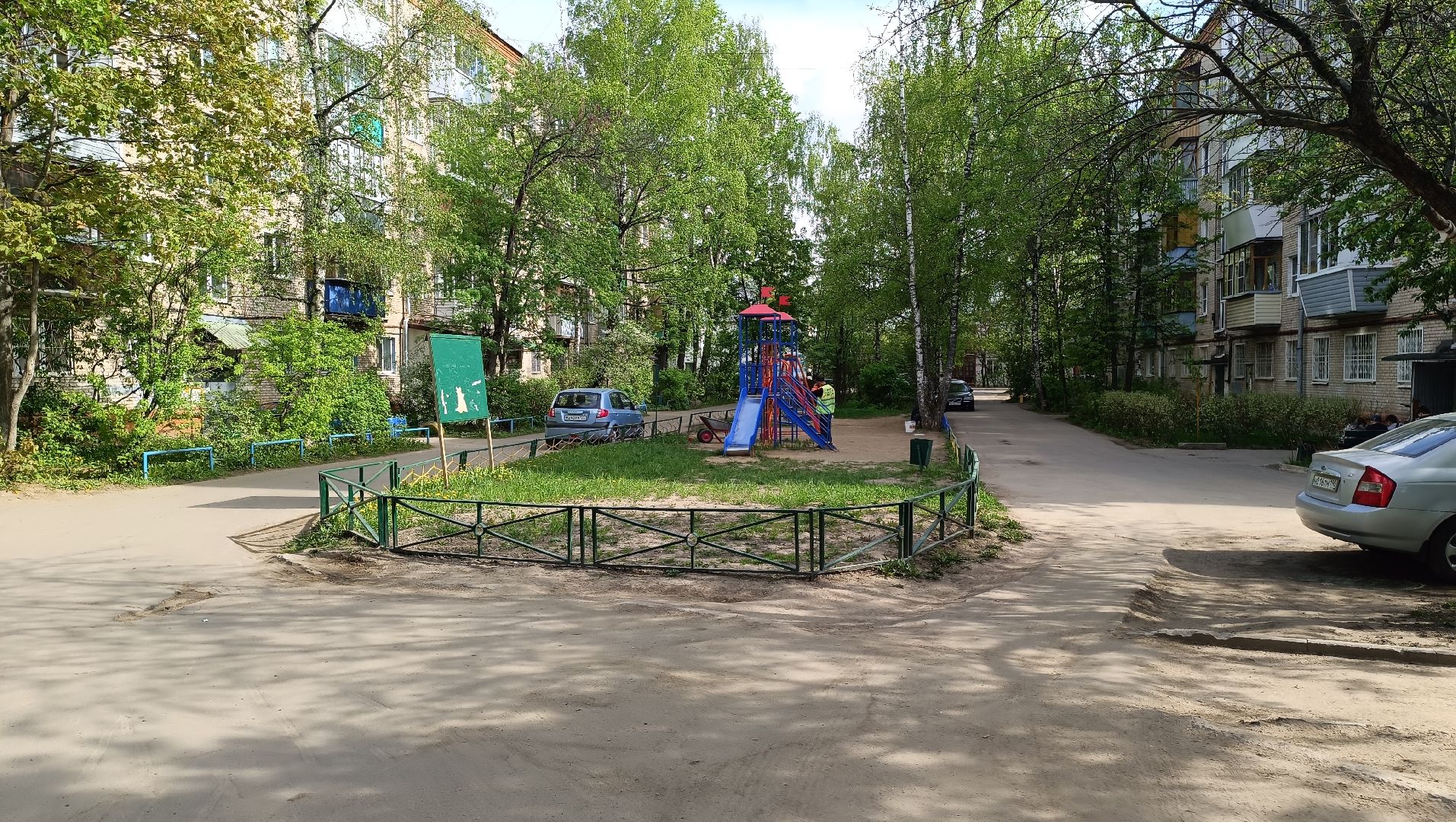 Лобня, благоустройство, площадка