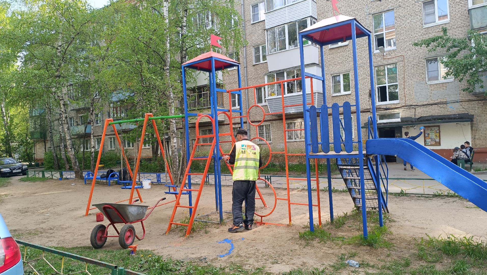 Лобня, благоустройство, площадка