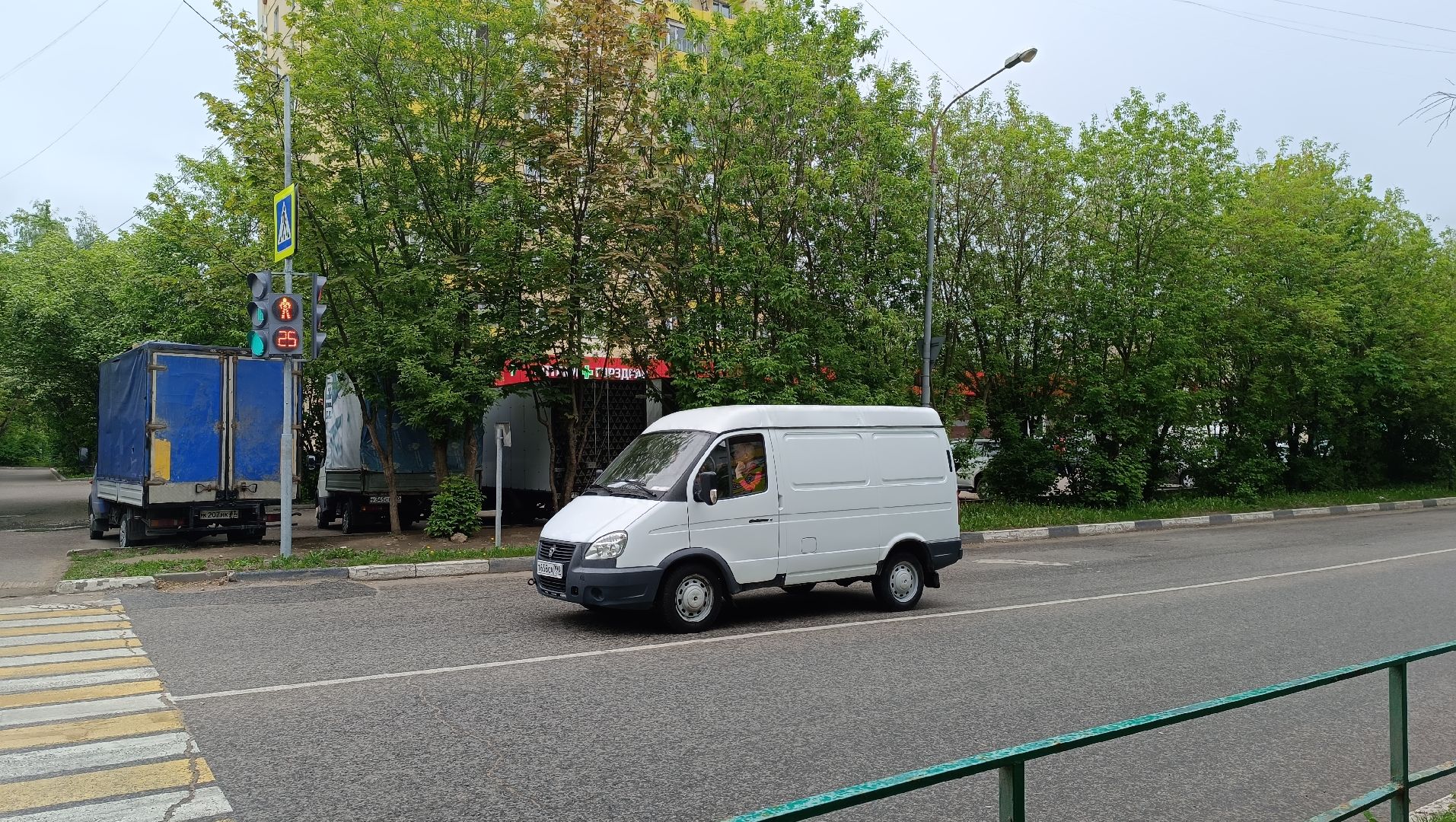 Лобня, транспорт, светофор