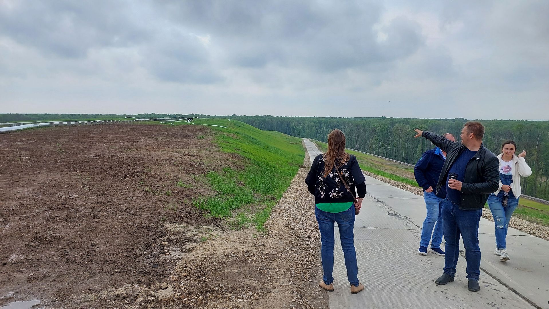 экология, экскурсии, полигон ТБО, Съяново, Серпухов, рекультивация,