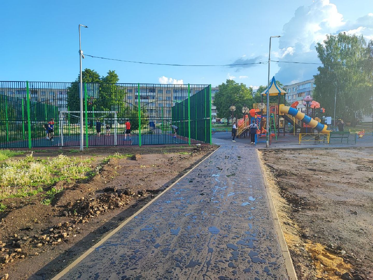 Серебряные Пруды, благоустройство