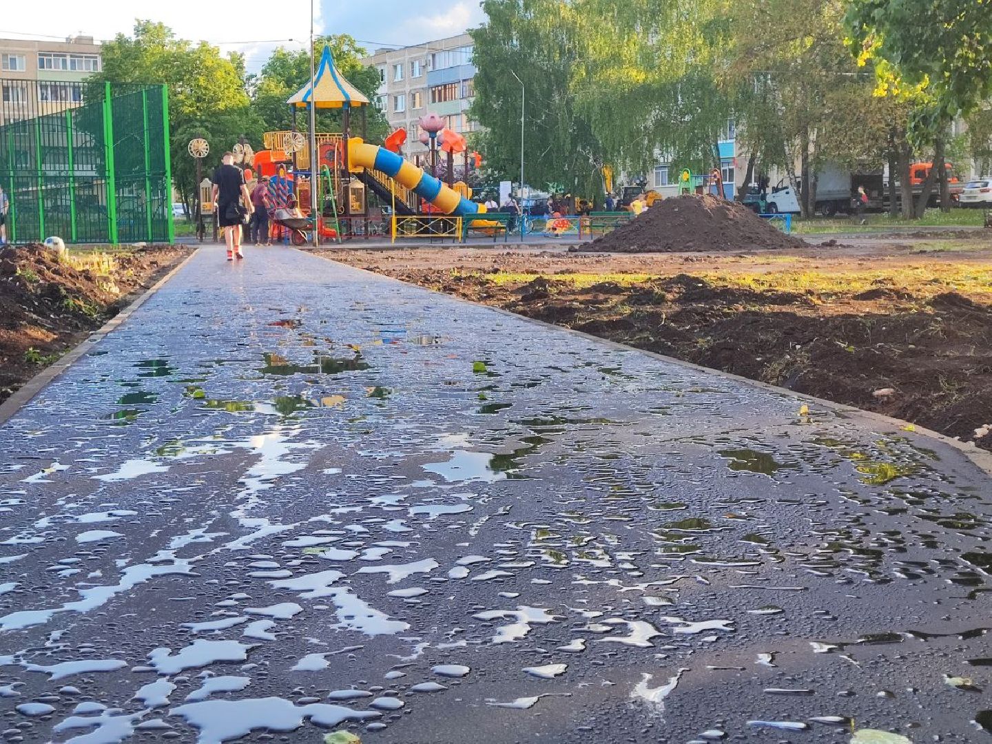 Серебряные Пруды, благоустройство