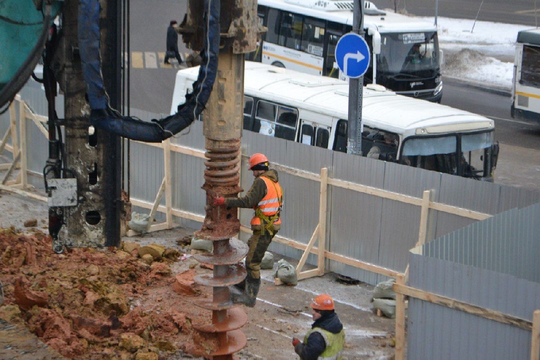 Серпухов, мост, строительство