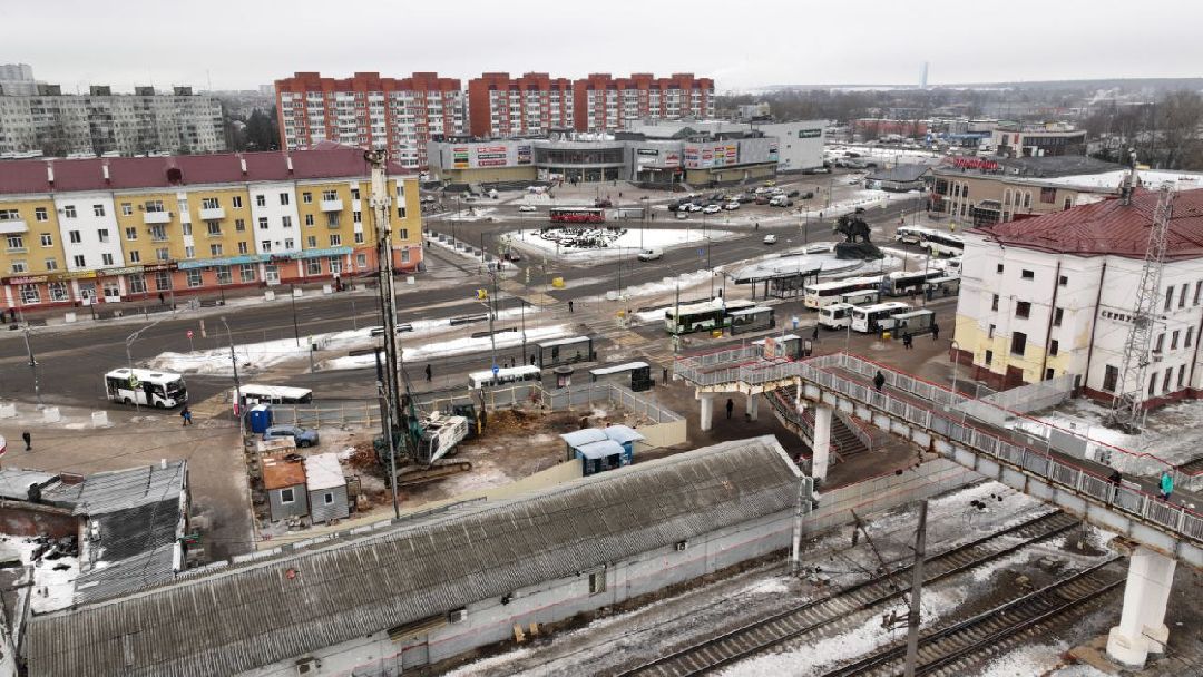 Серпухов, мост, строительство