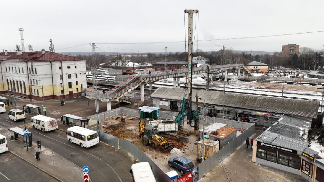 Серпухов, мост, строительство