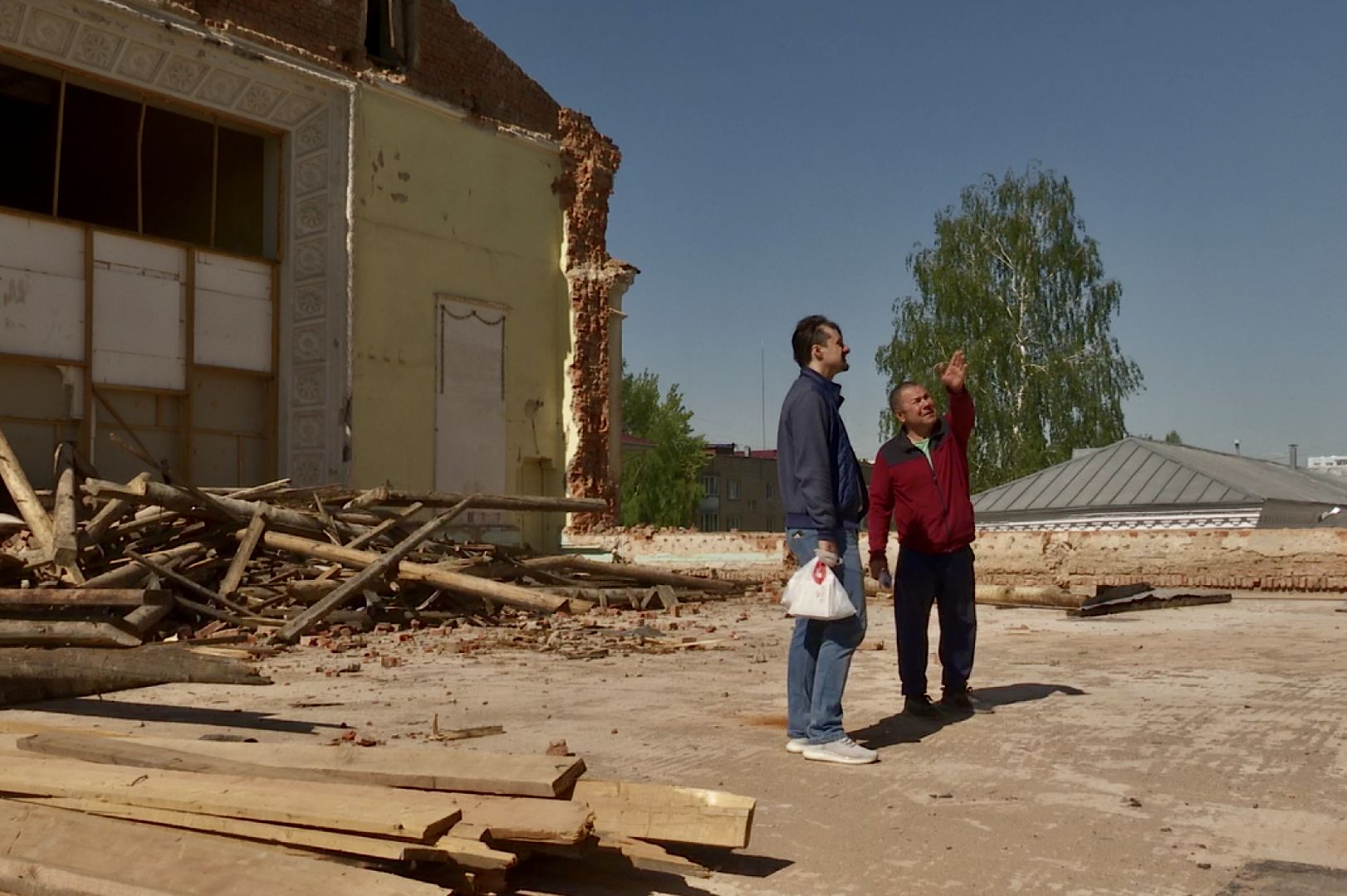 Клин, строительство, Троицкий собор, люди