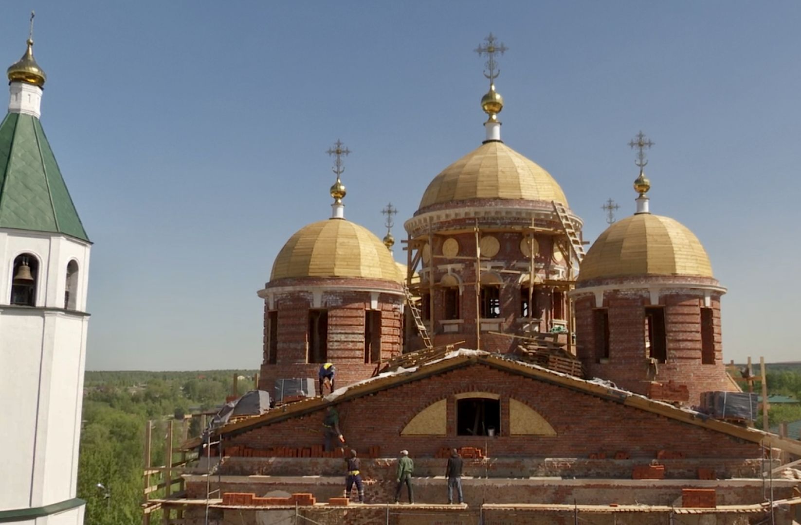 Клин, строительство, Троицкий собор, люди