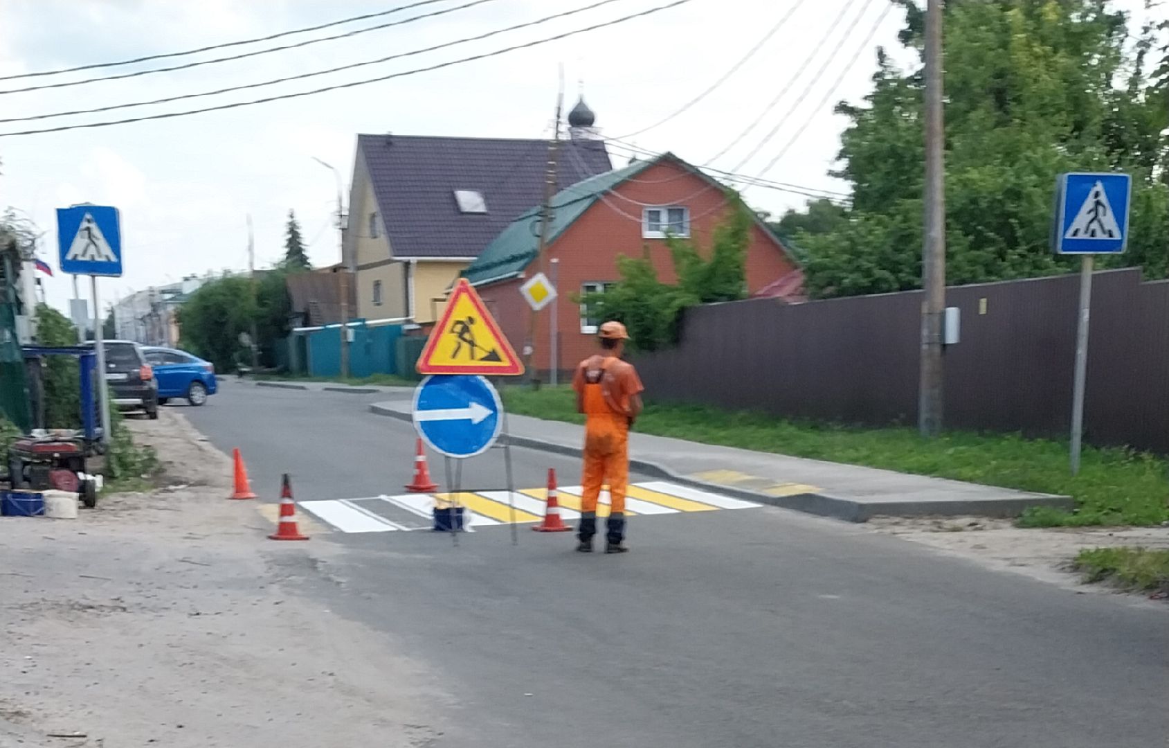 дорожная разметка