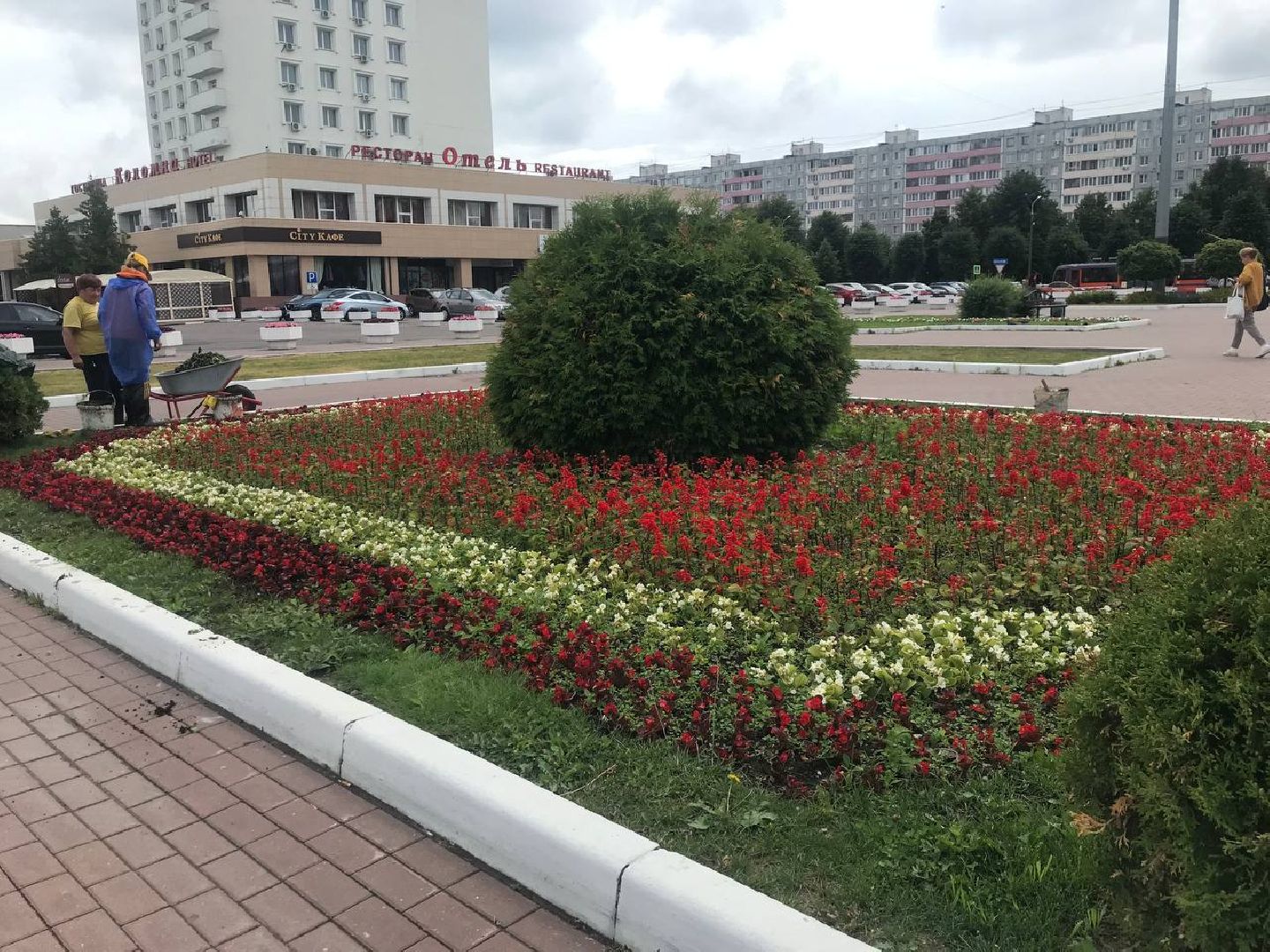 высадка цветов