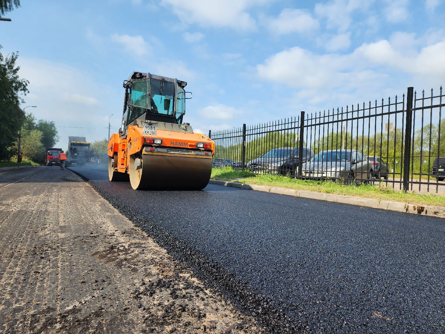 ремонт дороги