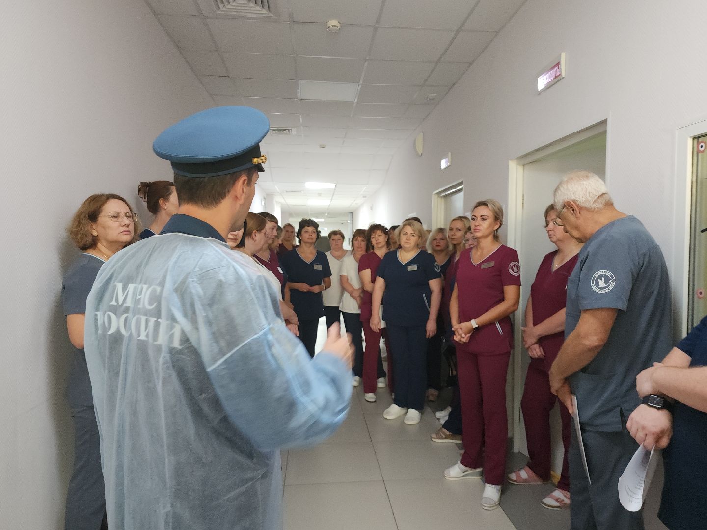 пожарные учения