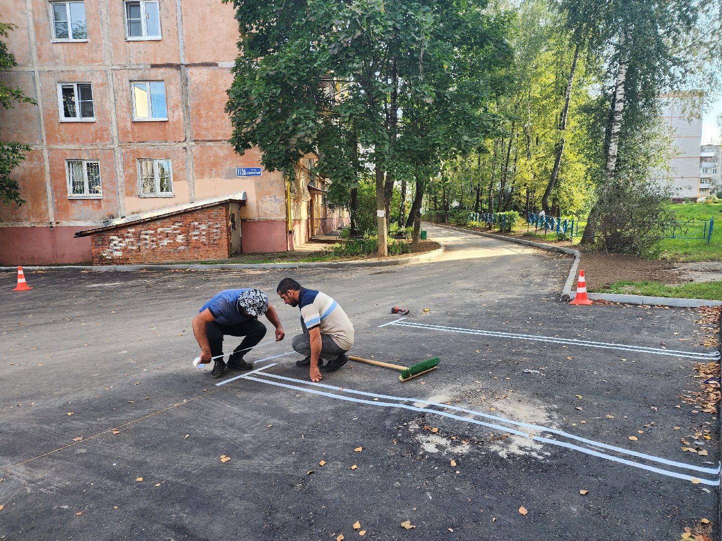 Разметка дороги
