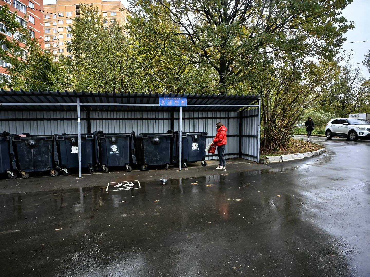 мусорные площадки