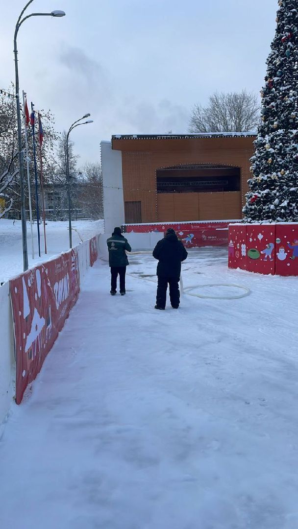 каток в парке
