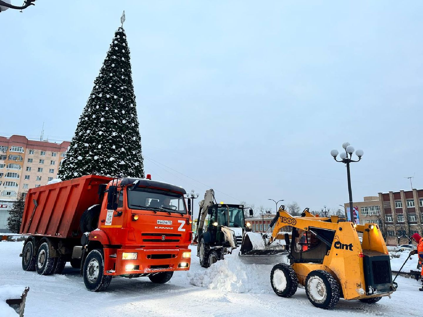 уборка дворов