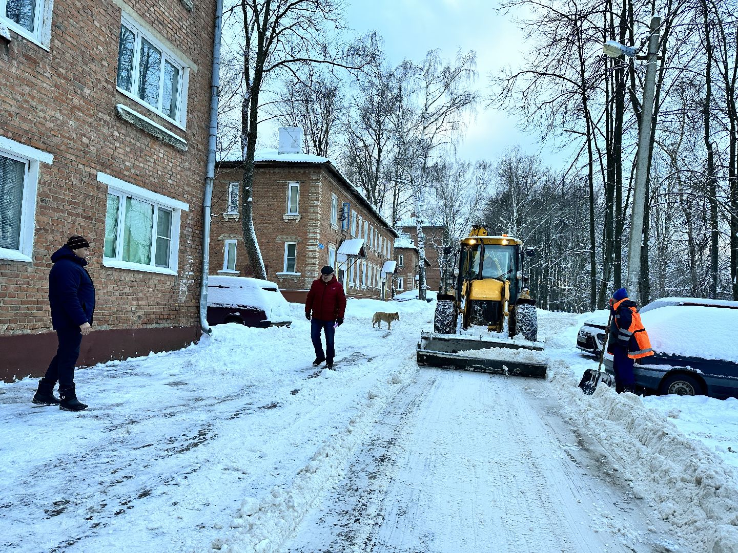 уборка дворов