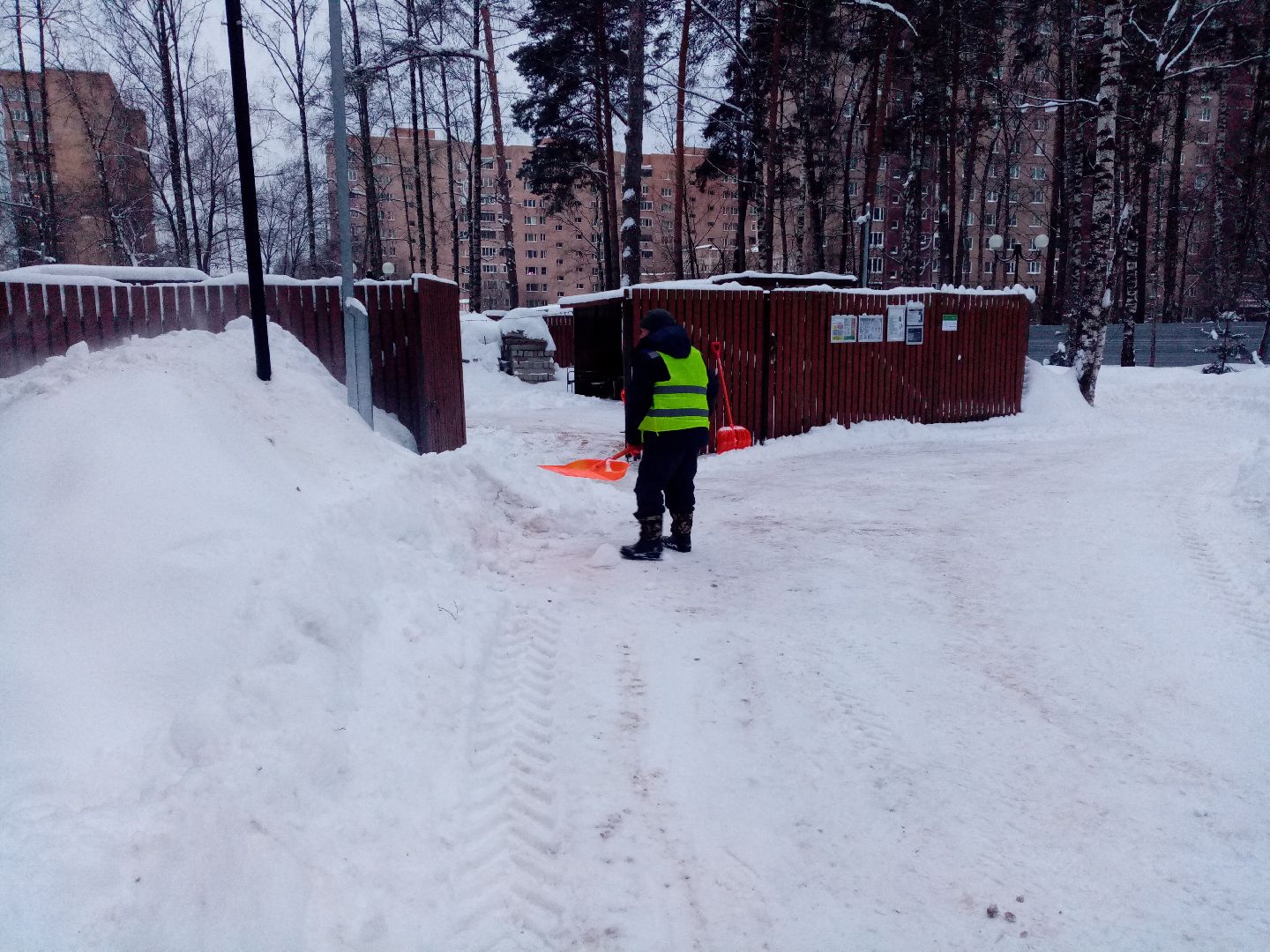 уборка снега