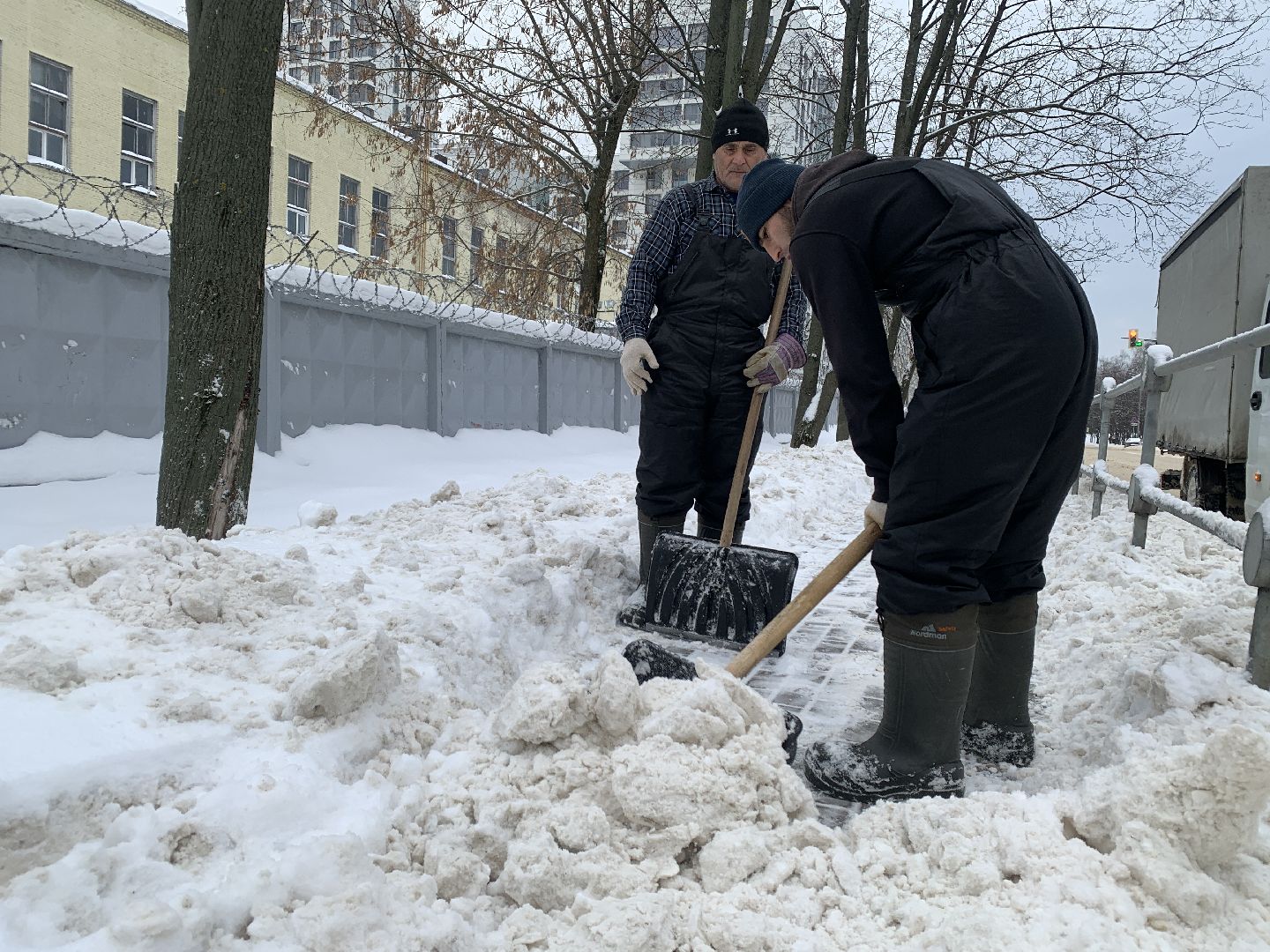 уборка снега
