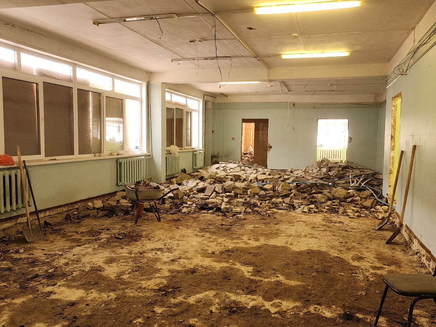 ремонт школы