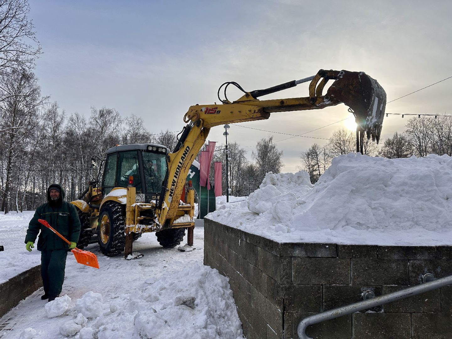 Уборка снега