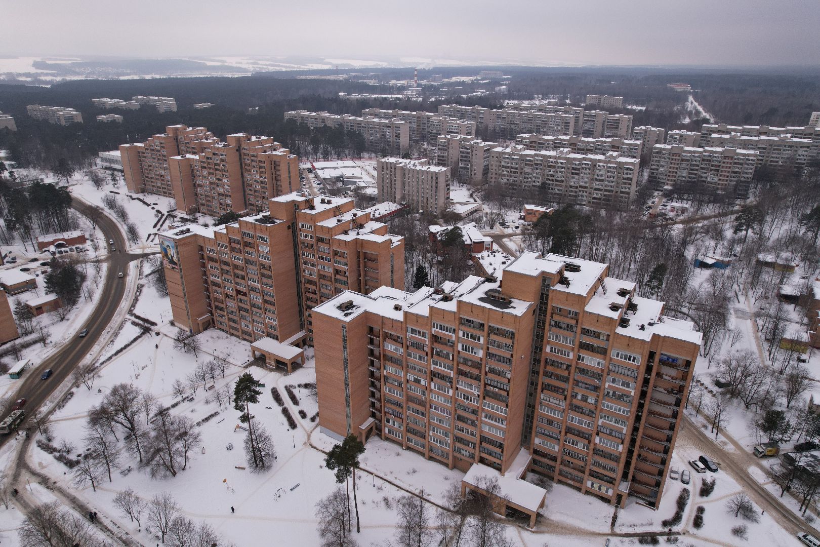 видео с коптера