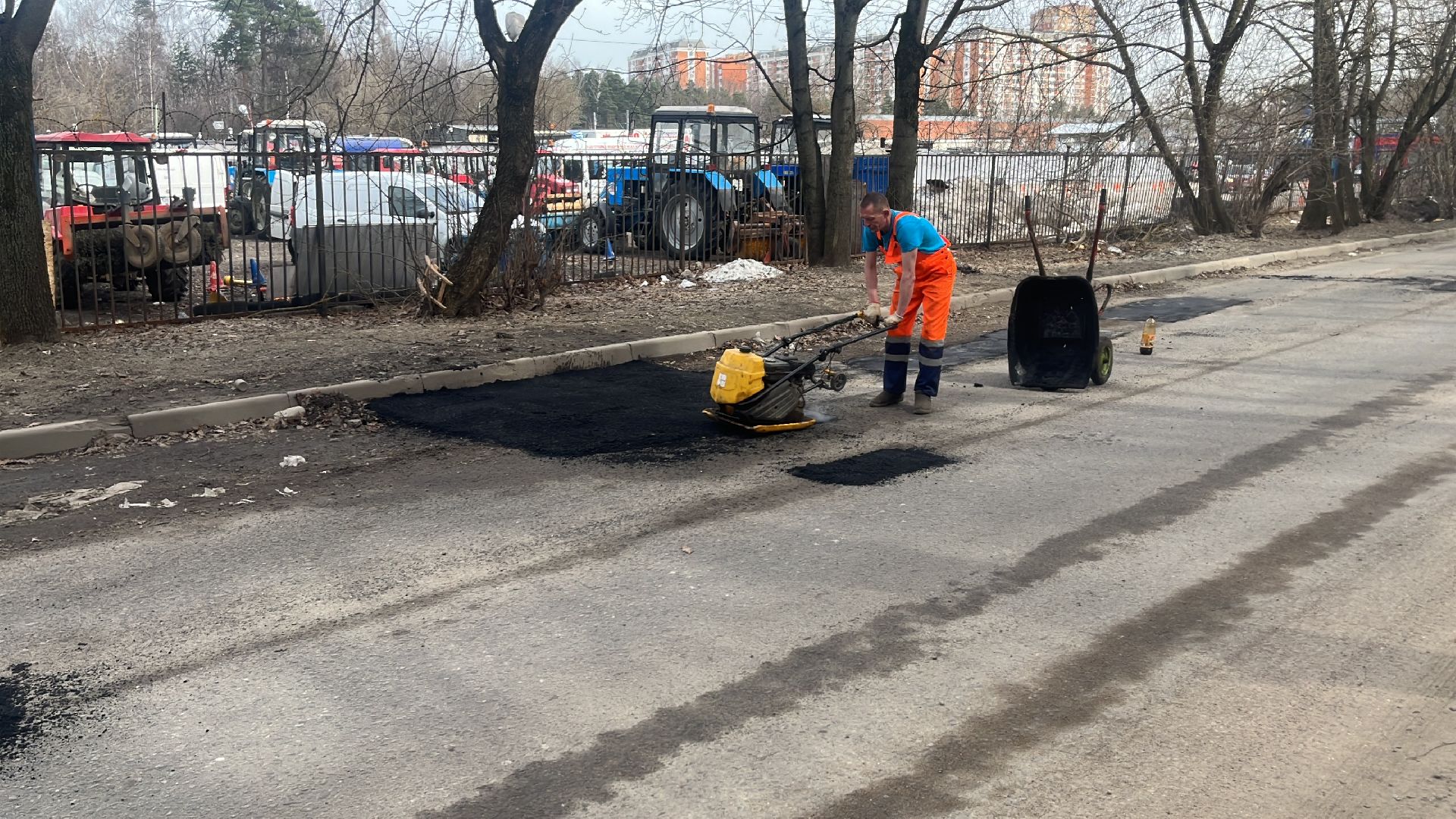 Ремонт дороги