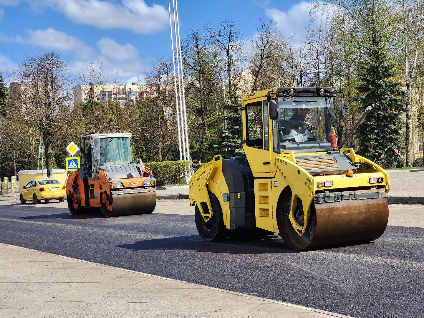 Ремонт дороги