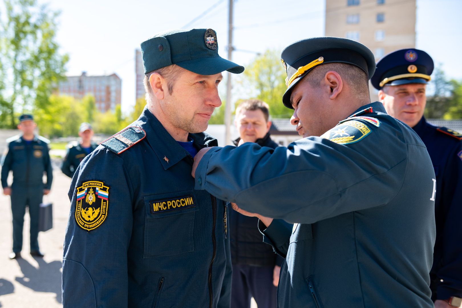 пожарные
