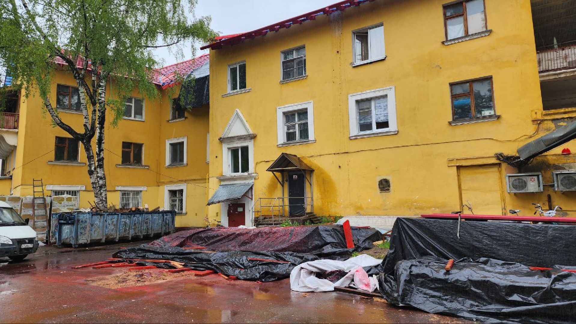 Замена кровли