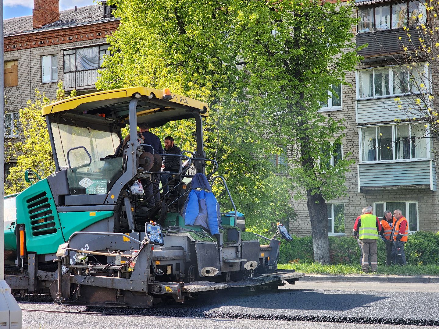 ремонт дороги