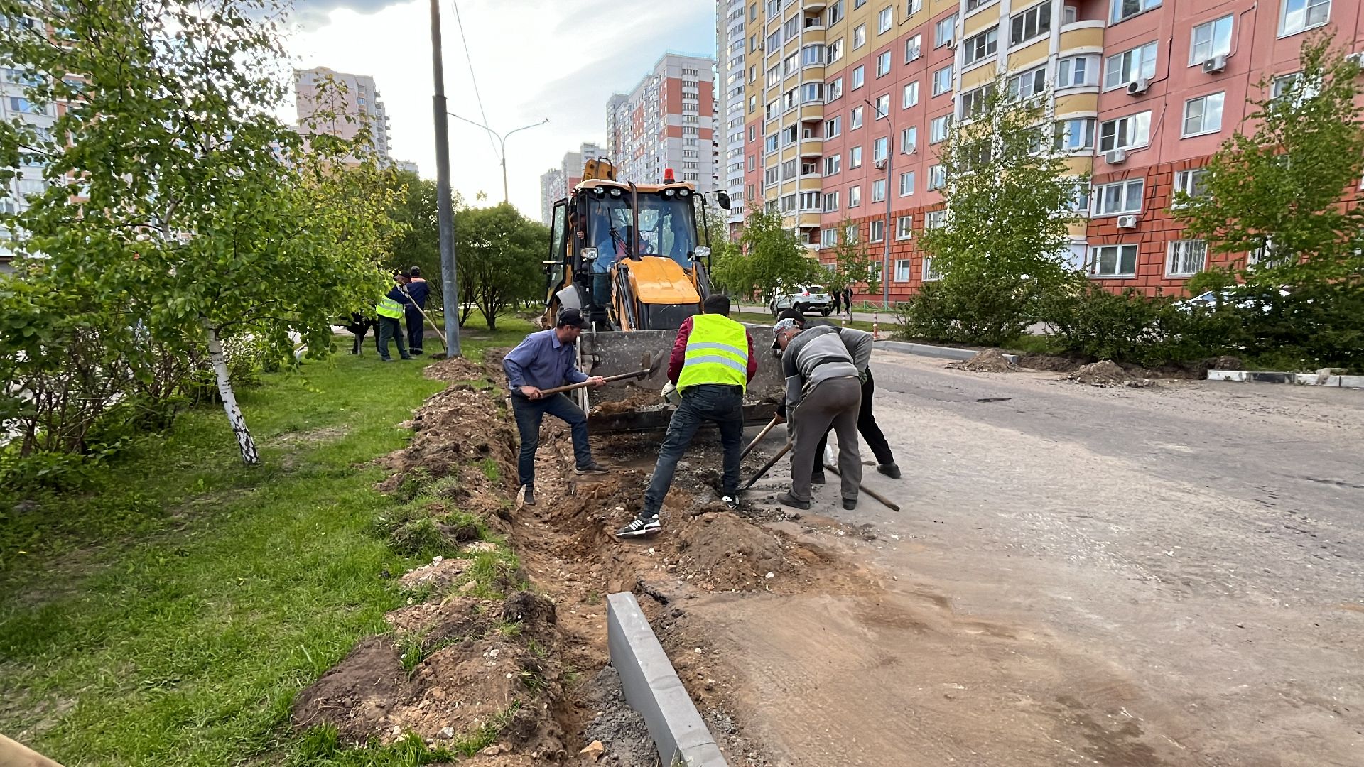 ремонт дороги