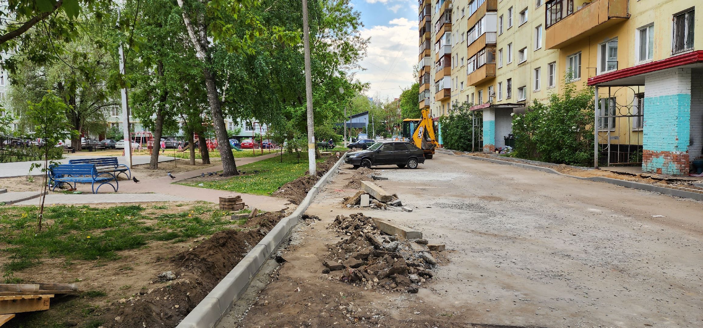 комплексное благоустройство двора