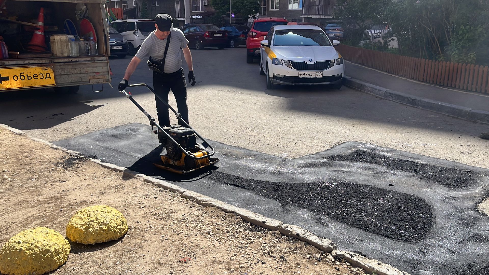 ремонт дорог во дворах