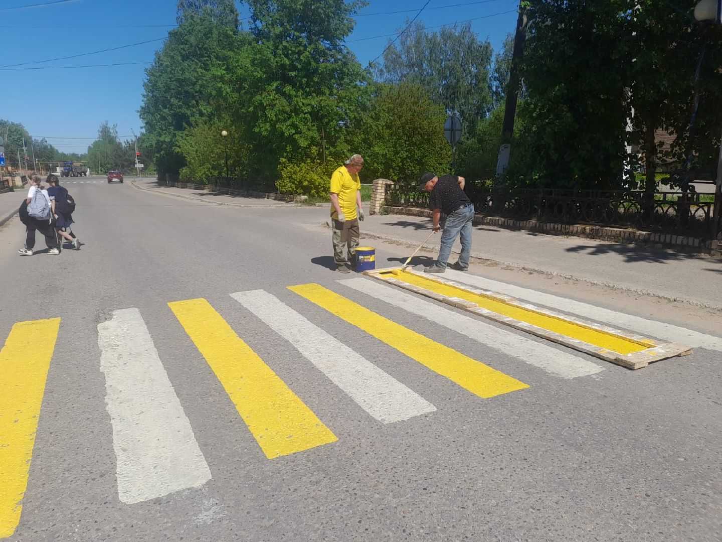 пешеходная разметка