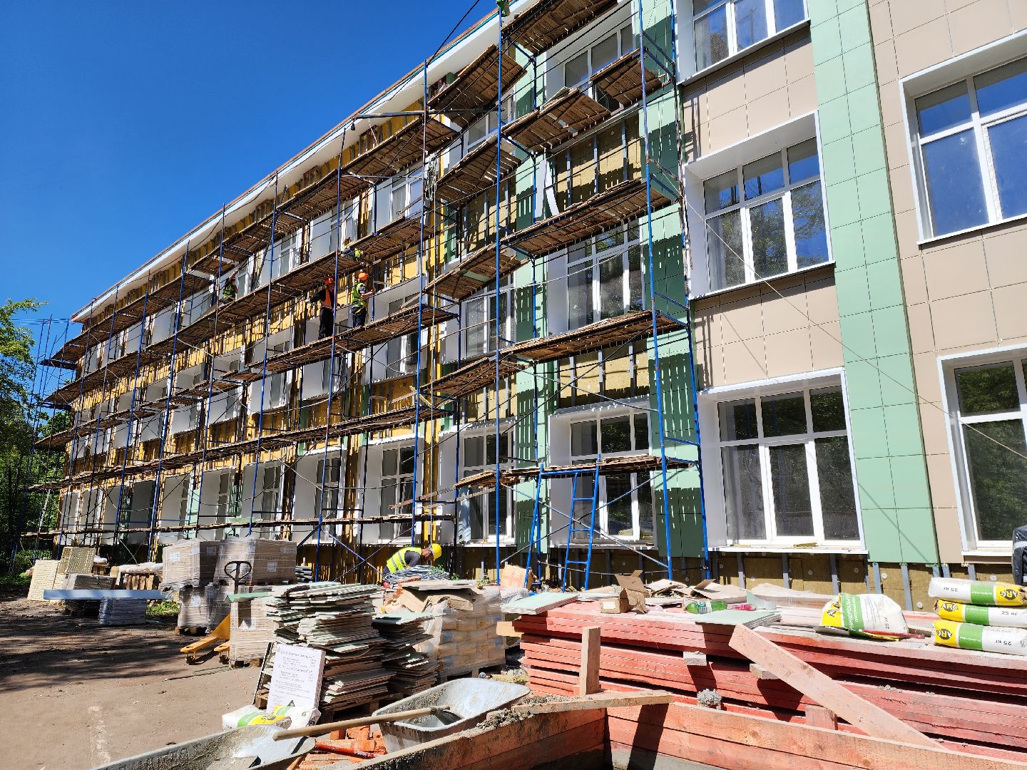 ремонт школы