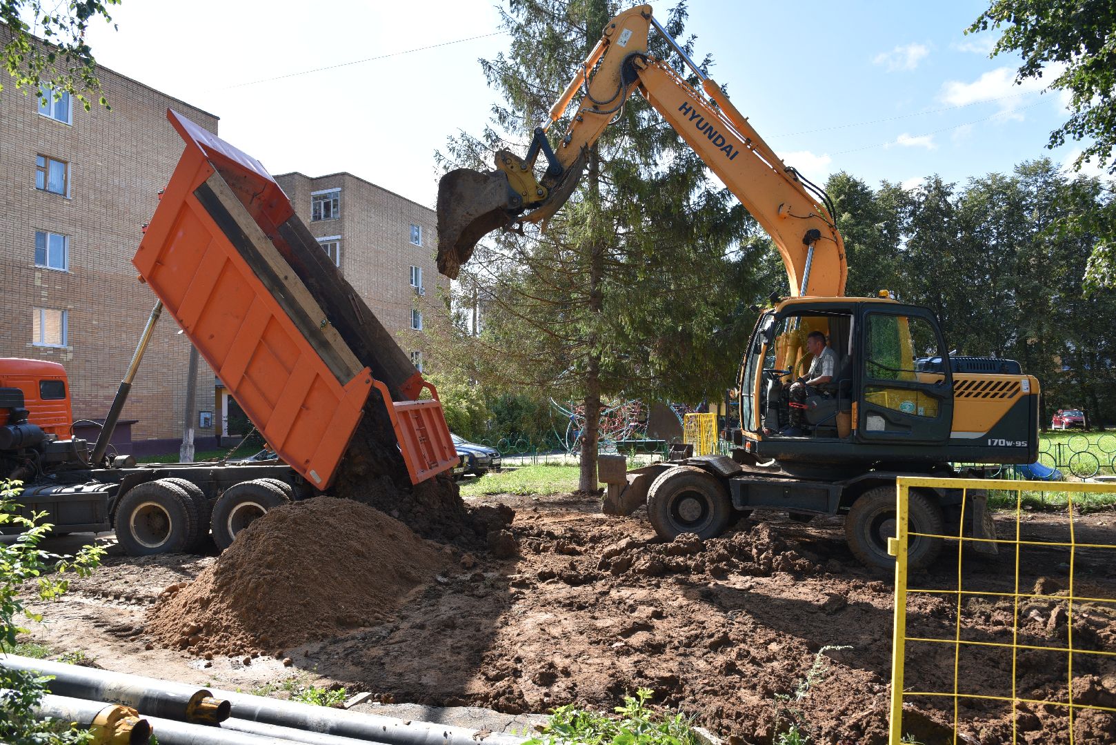 Замена теплосетей