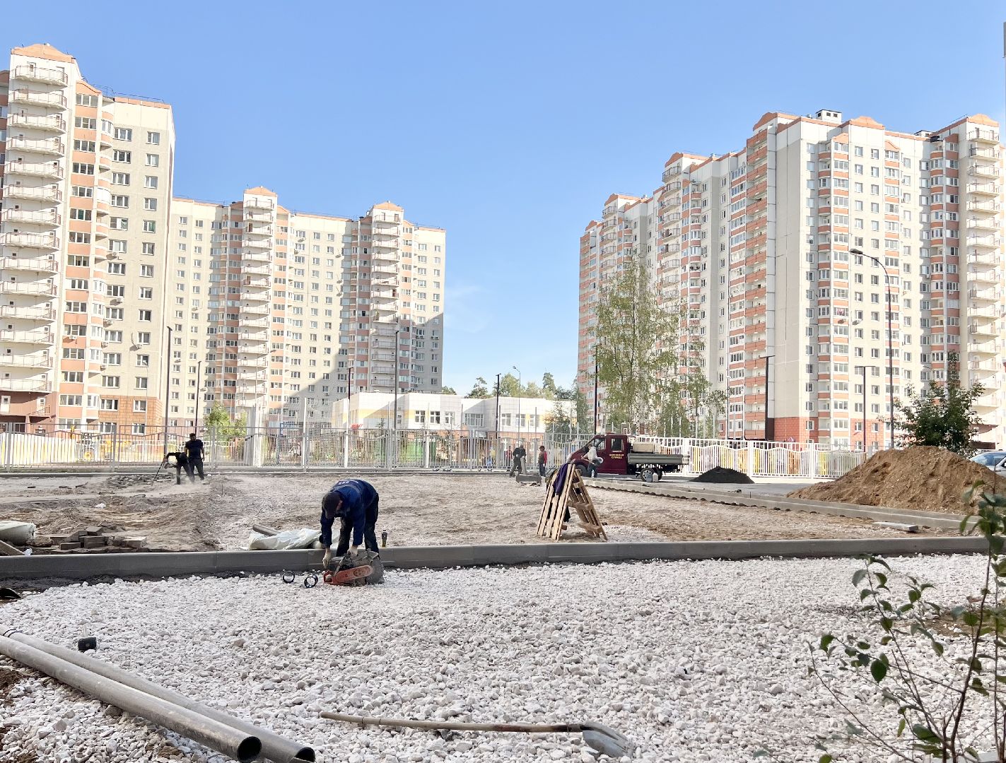 Благоустройство дворов в Подмосковье