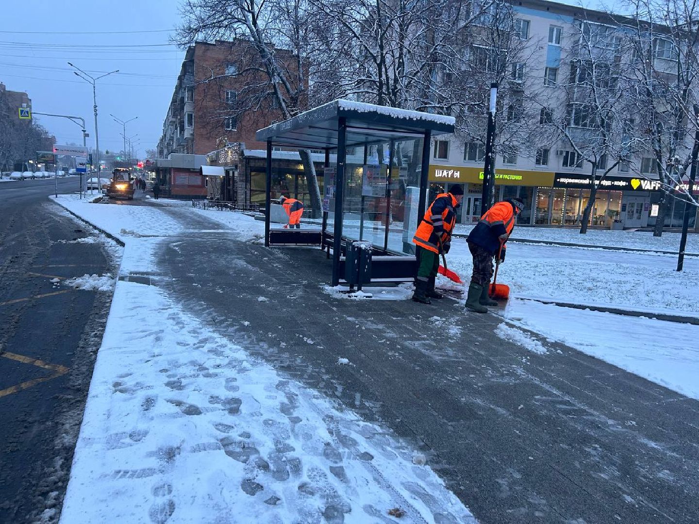 чистка снега
