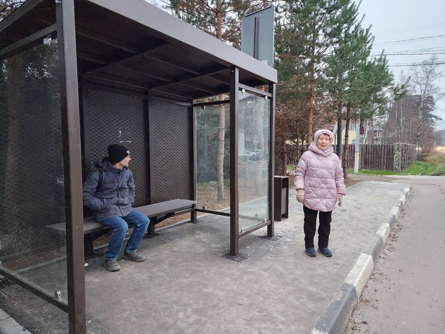 остановочный павильон