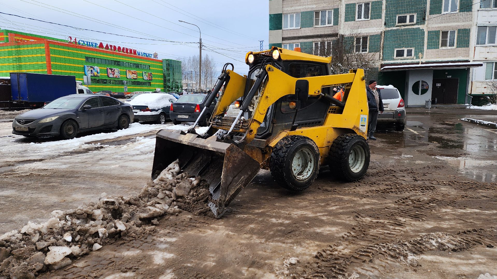 Уборка наледи