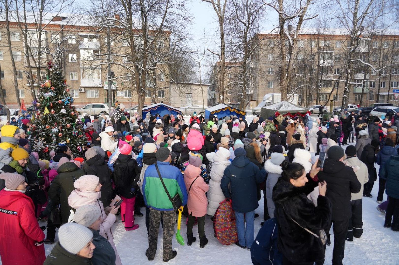 зима в Подмосковье