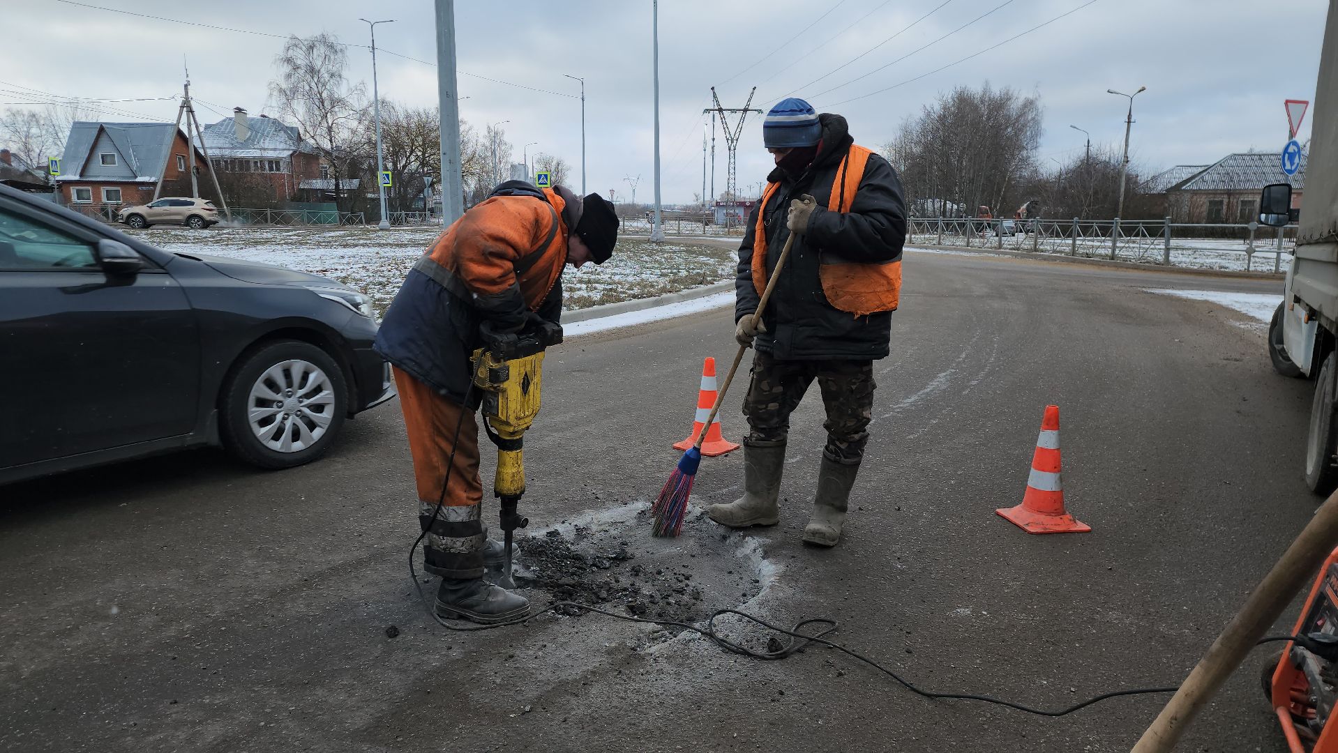 ямочный ремонт