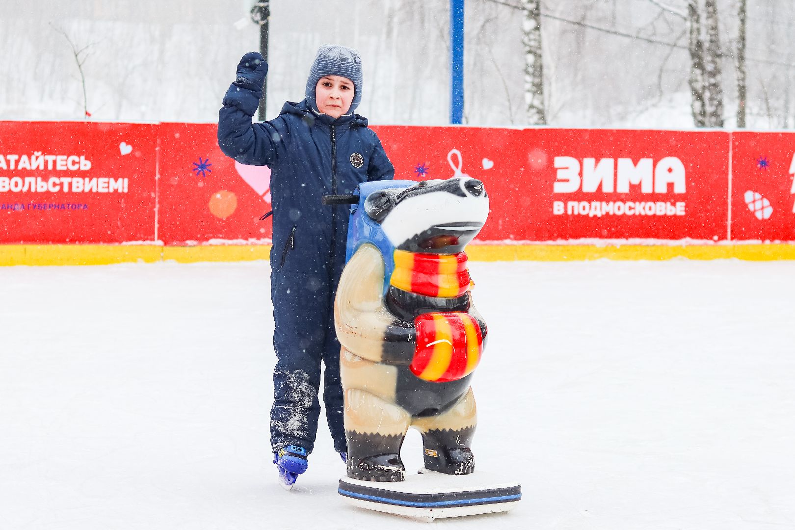 зима в Подмосковье